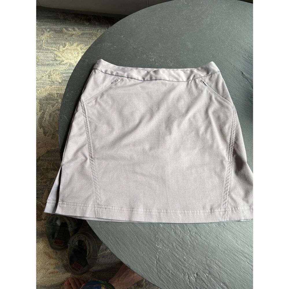 Callaway, golf skort w shorts 2 side slant zippered front pockets back pocket 8